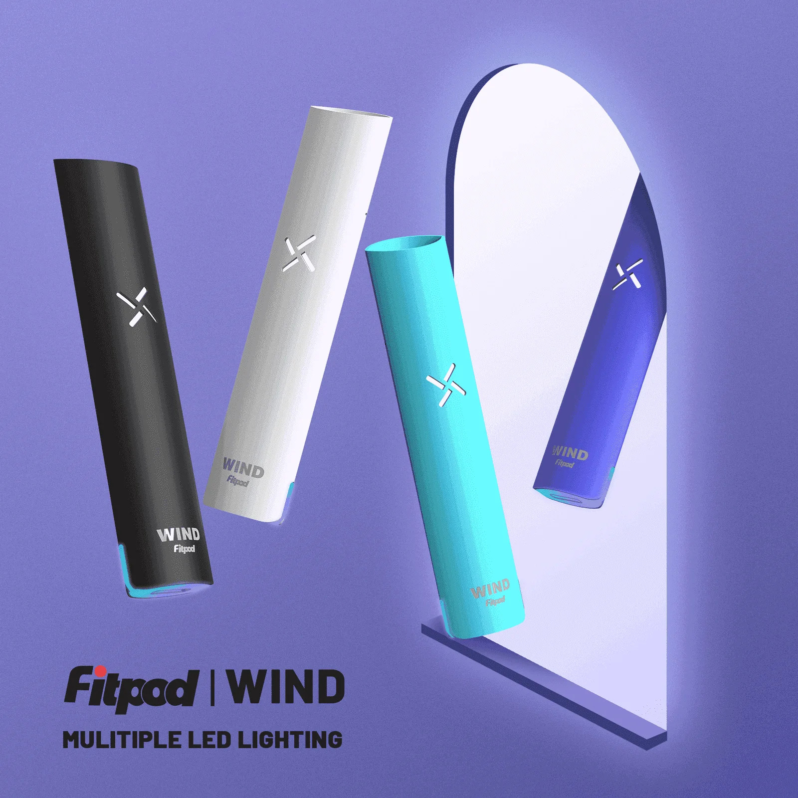 Fitpod Wind氣流發光一代電子煙可調壓主機