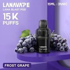 LANA 15000口拋棄式電子煙｜15ml大油倉＋智能雙顯螢幕