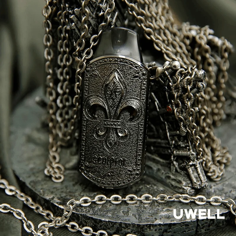 UWELL SCULPTOR雕塑家 11W電鍍金屬雕刻空倉煙彈