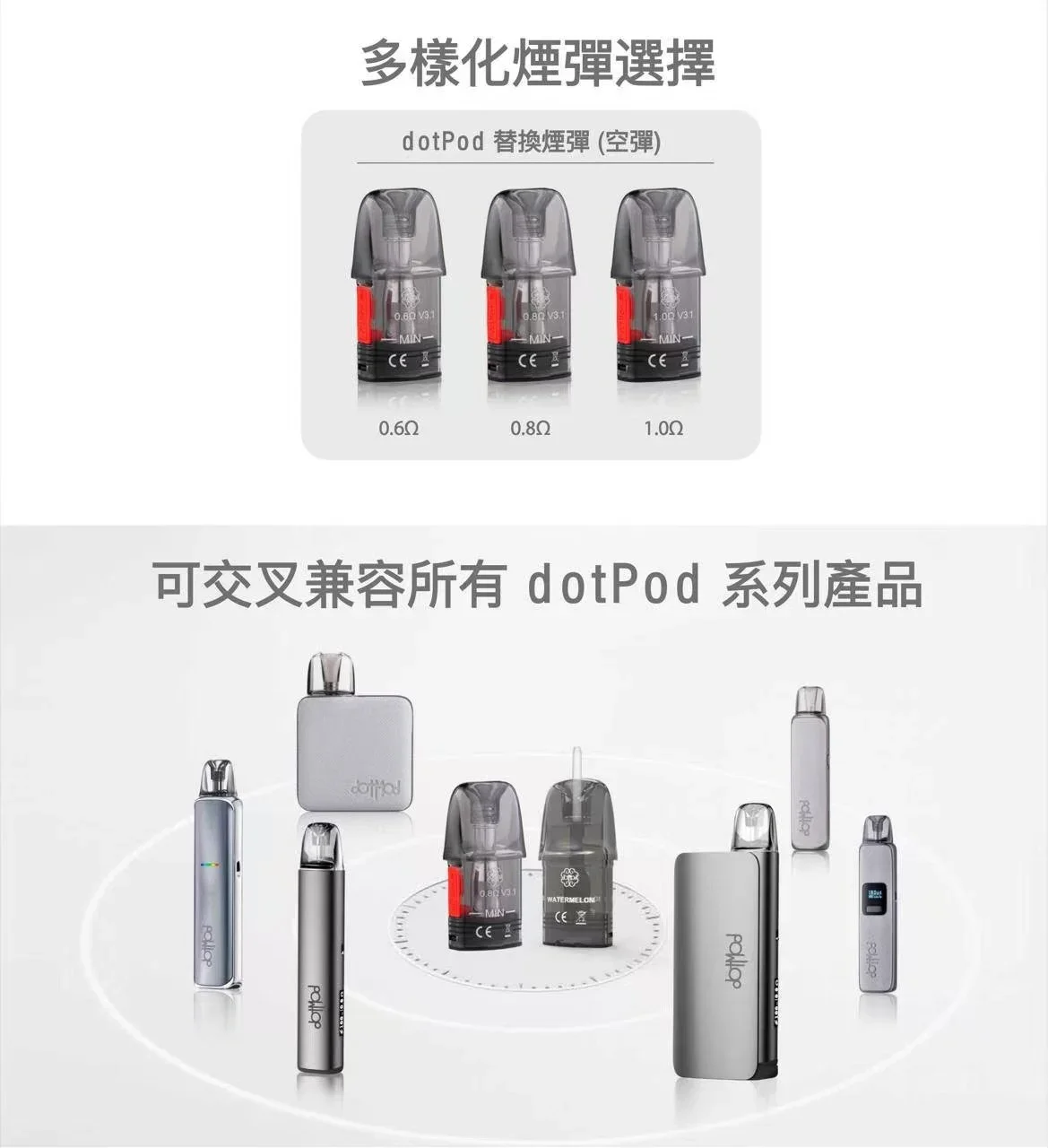 佩特里DOTMOD DOTMOD GO KIT電子煙主機煙彈空倉官網